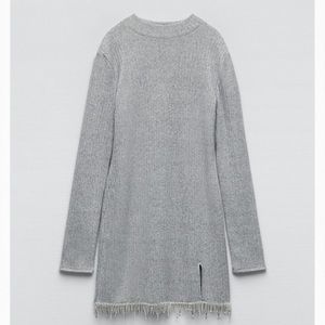 Knit bejeweled dress